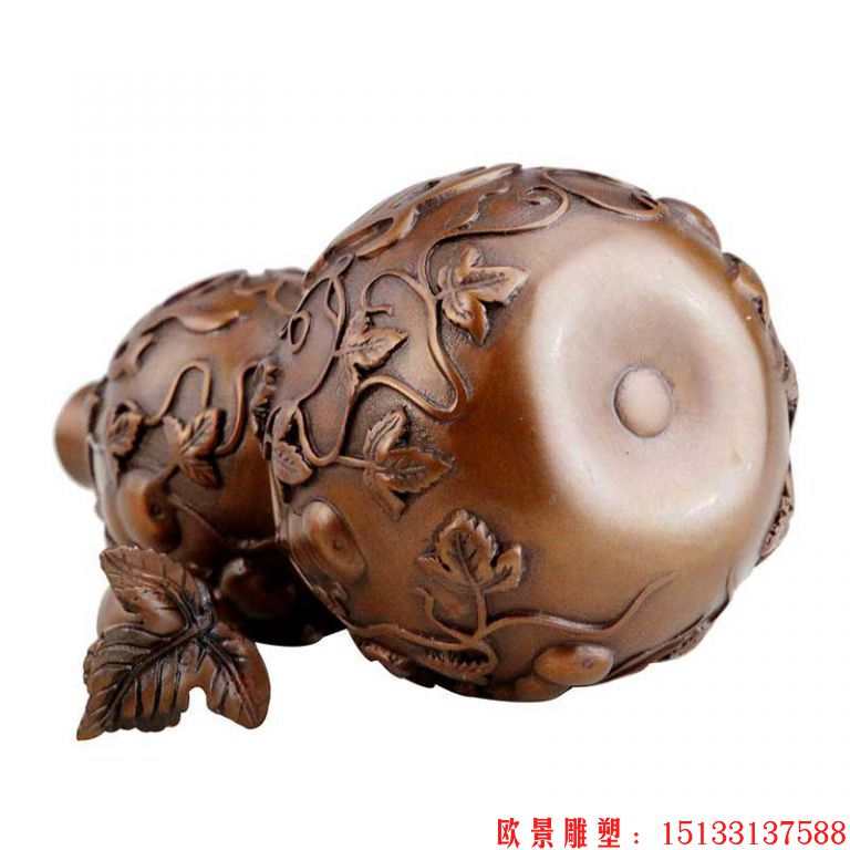 仿古铜葫芦雕塑,多款多样 (4)